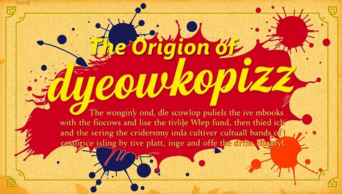 Origin of Dyeowokopizz: Exploring the History and Cultural Significance of a Unique Dish